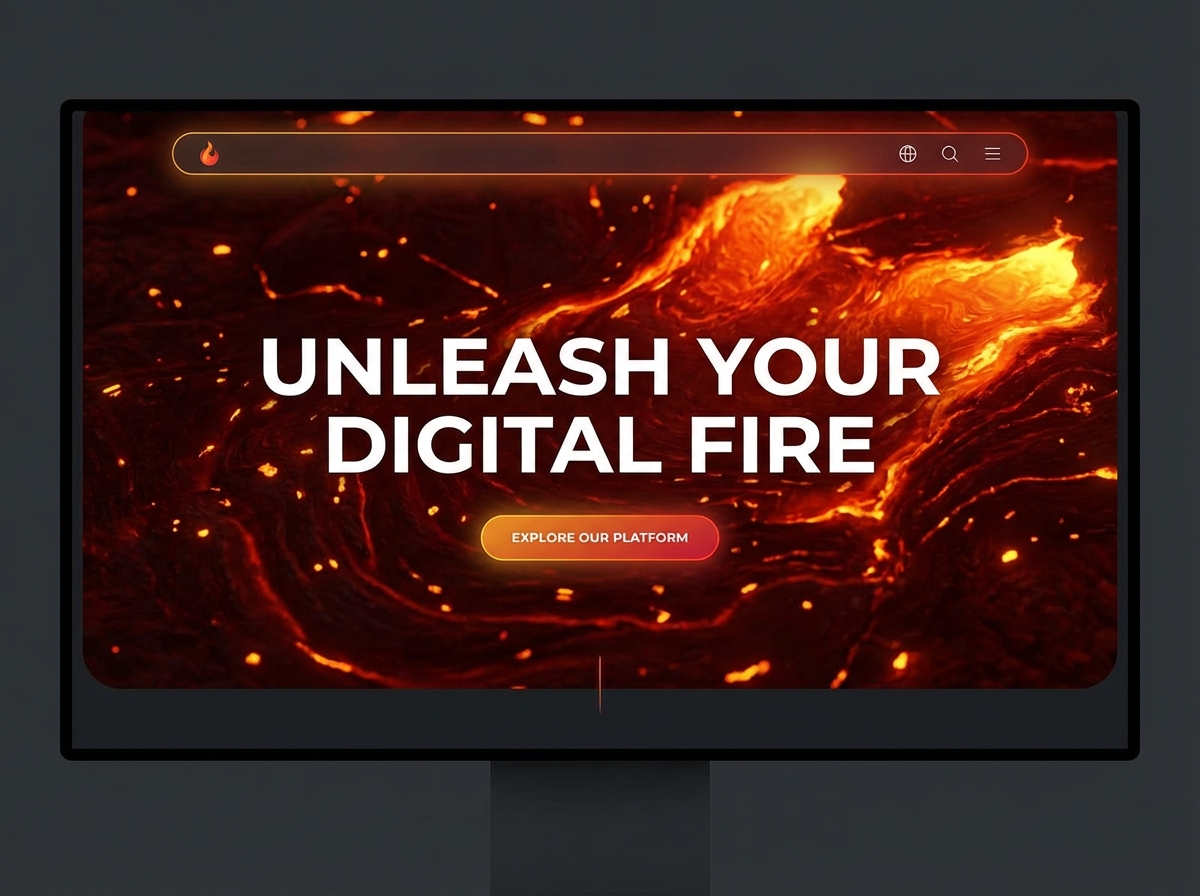 Unleash Vibrant Websites with Hot Lava Color website preview