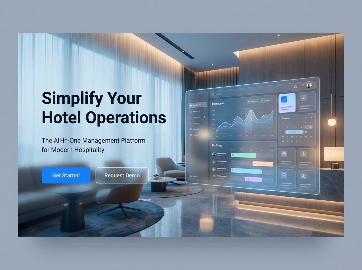 Seamlessly Manage Your Hotel with Powerful Hotel Software website preview