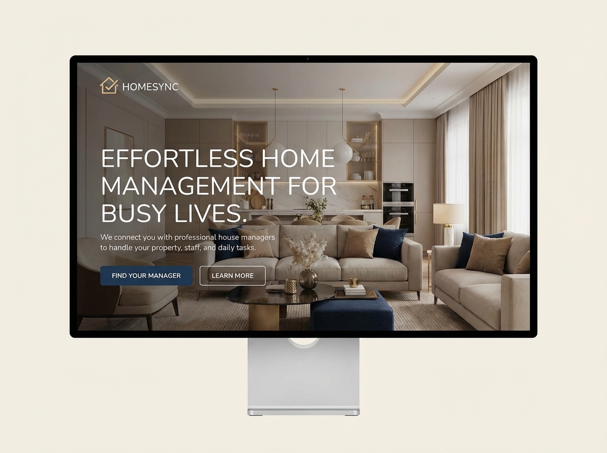 Build Your Professional House Manager Website website preview