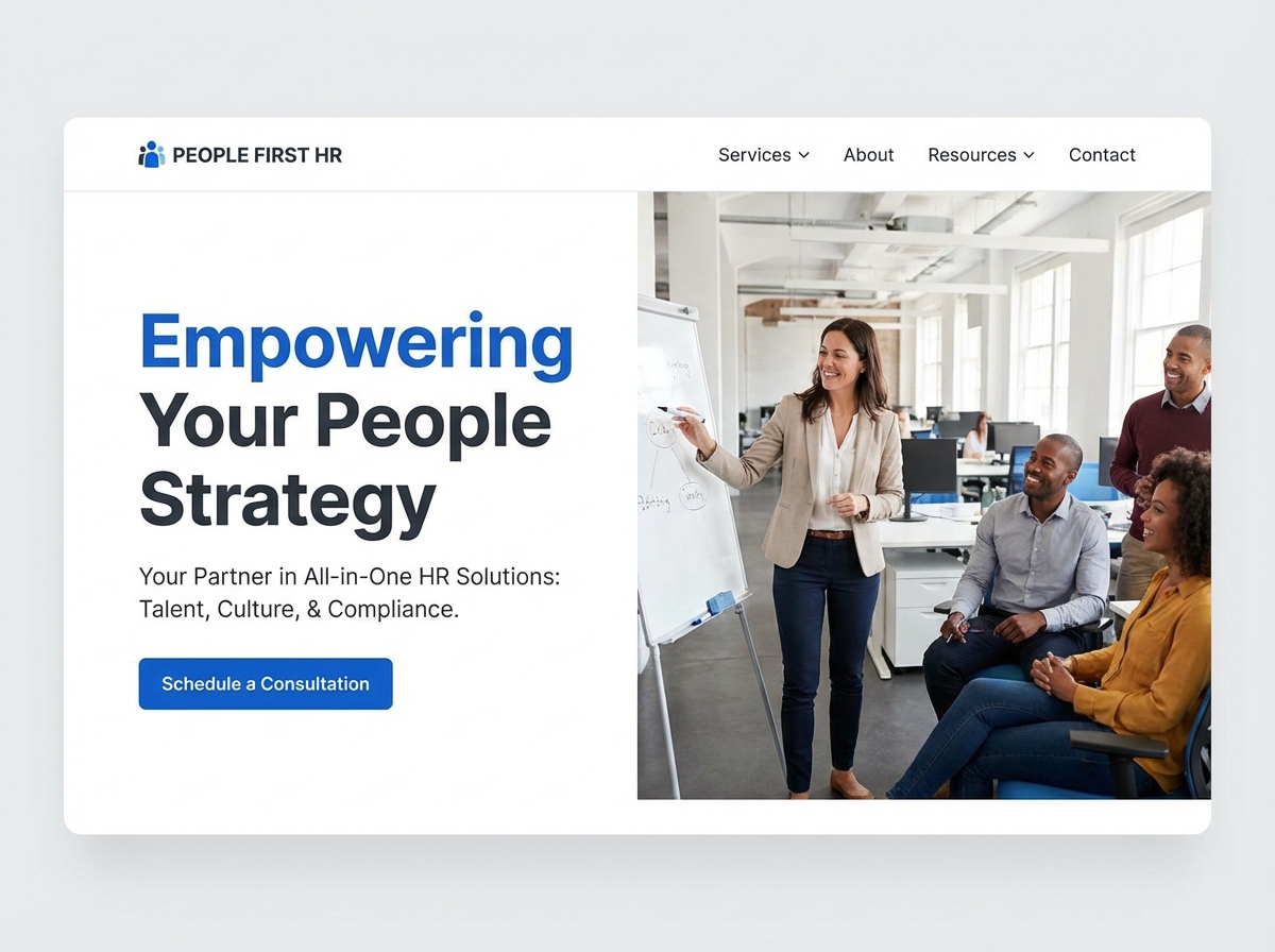 Build Your Professional HR Generalist Website website preview