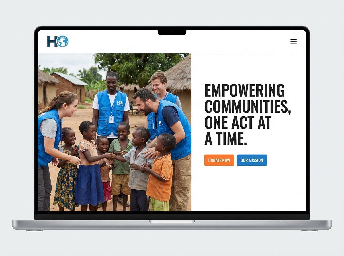 Build Your Humanitarian Worker Portfolio Today website preview