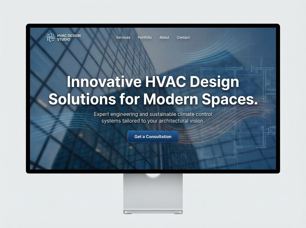 Streamline Your Projects with Expert HVAC Design Services website preview