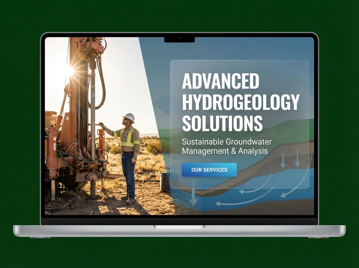 Build Your Professional Hydrogeologist Website Today website preview