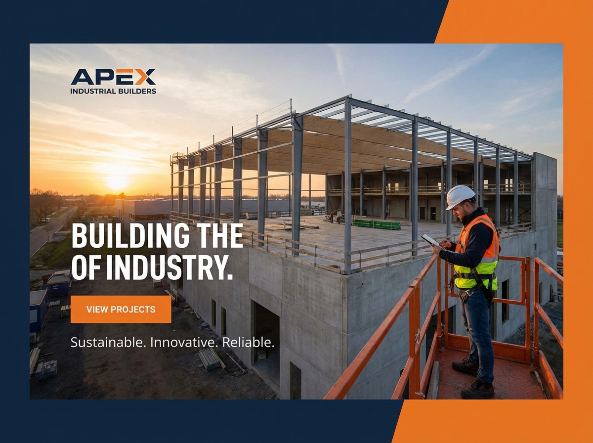 Build Your Industrial Construction Website with Grigora website preview