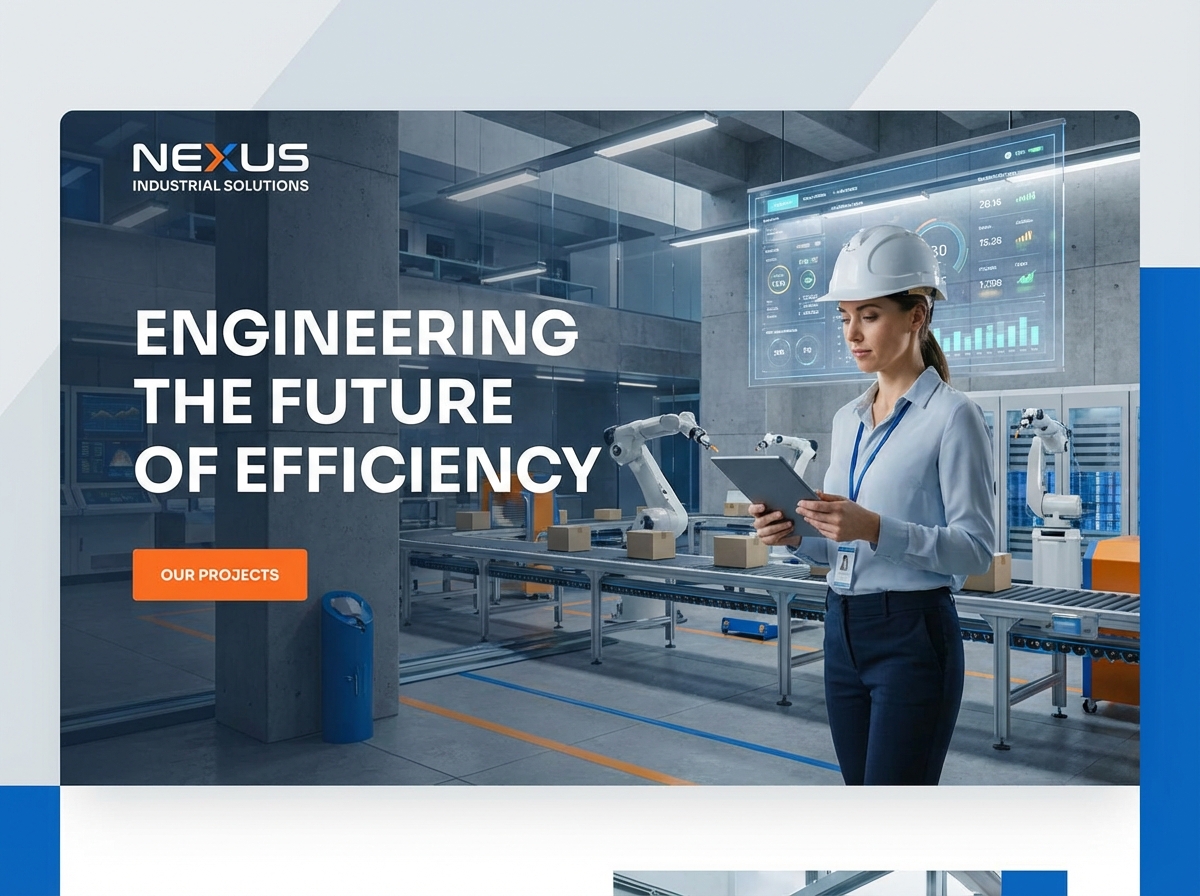 Build a Professional Online Presence for Every Industrial Engineer website preview
