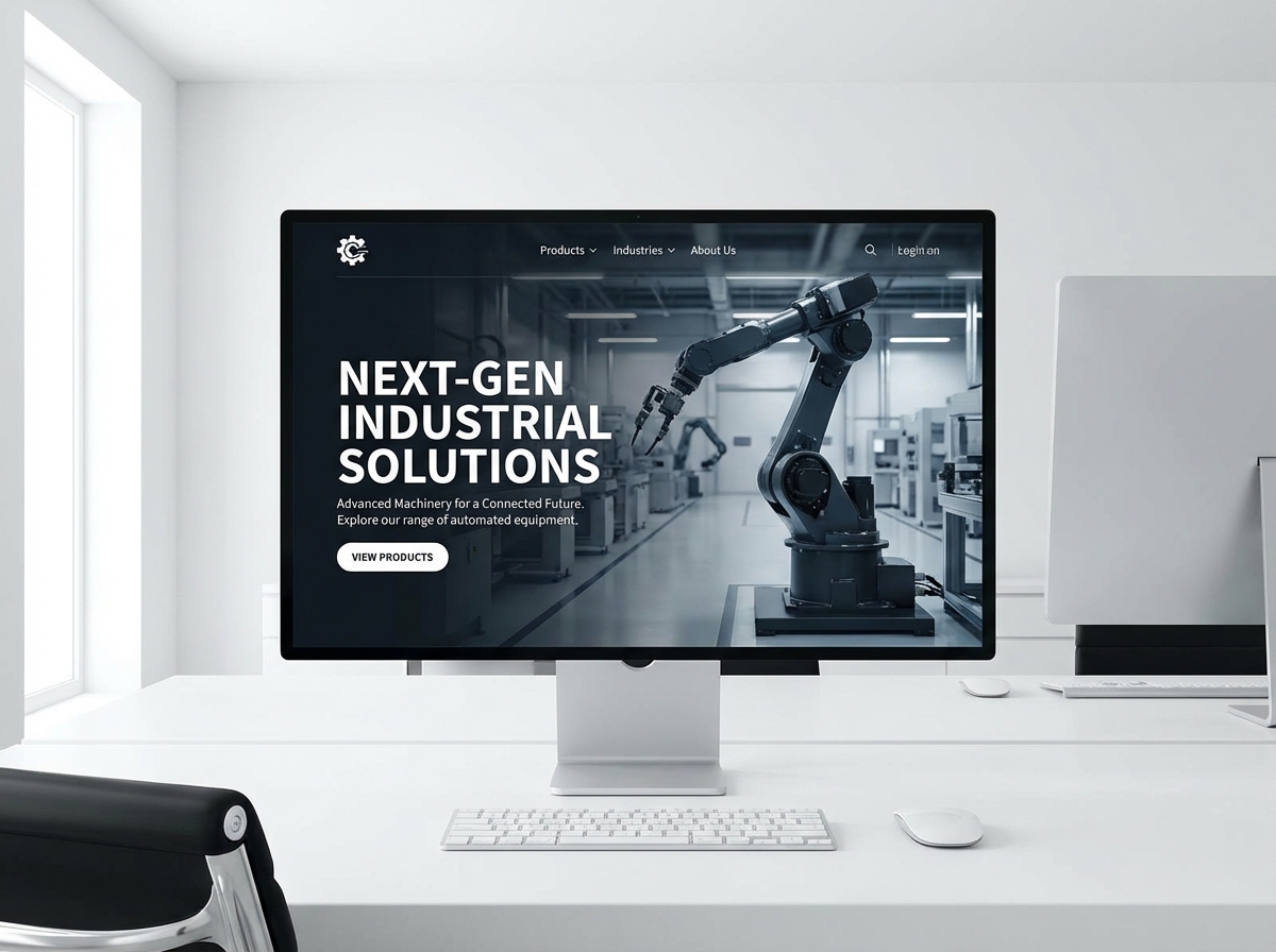 Build a Powerful Online Presence for Your Industrial Equipment Business website preview