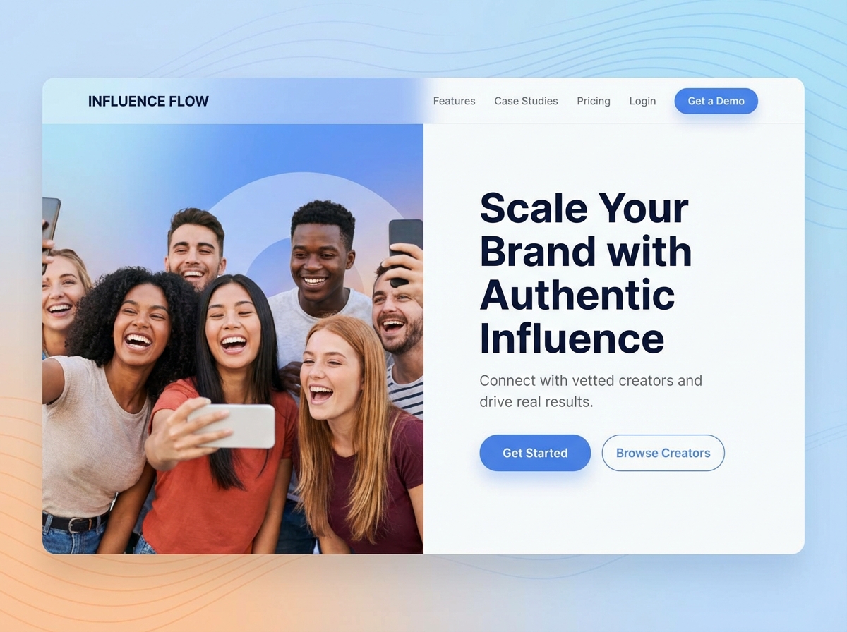 Build Your Influence with Grigora: The Ultimate Influencer Marketing Website Builder website preview