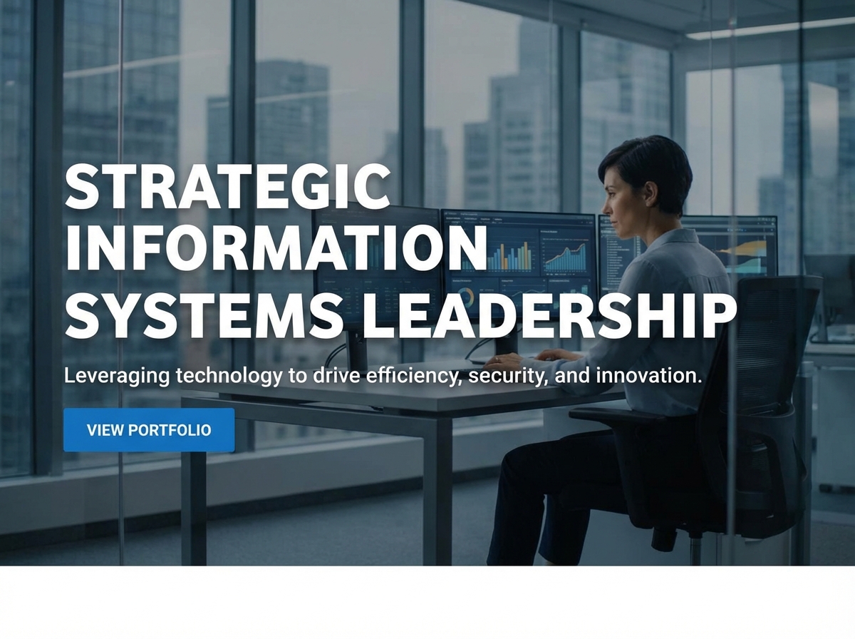 Build Your Authority as an <span class="gradient-text">Information Systems Manager</span> website preview