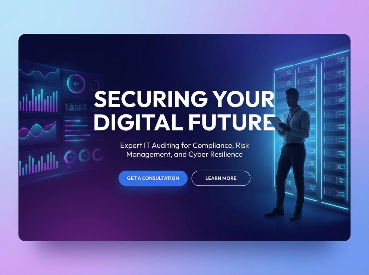 Build Your Professional IT Auditor Website with Ease website preview