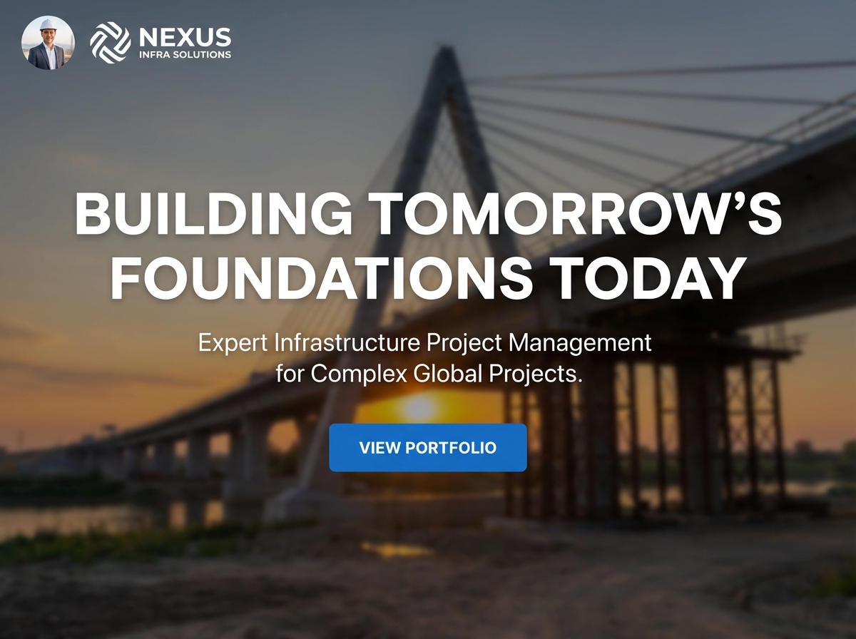 Build a Powerful Portfolio for Infrastructure Project Managers website preview