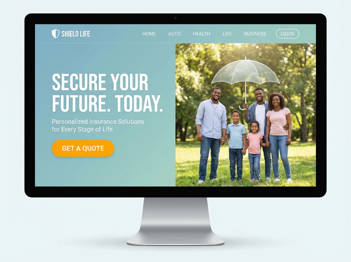 Build a High-Converting Website for Your Insurance Business website preview