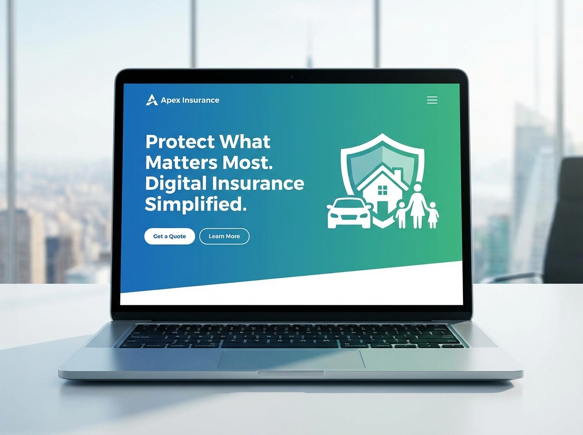 Build a High-Converting Website for Your Insurance Agency website preview