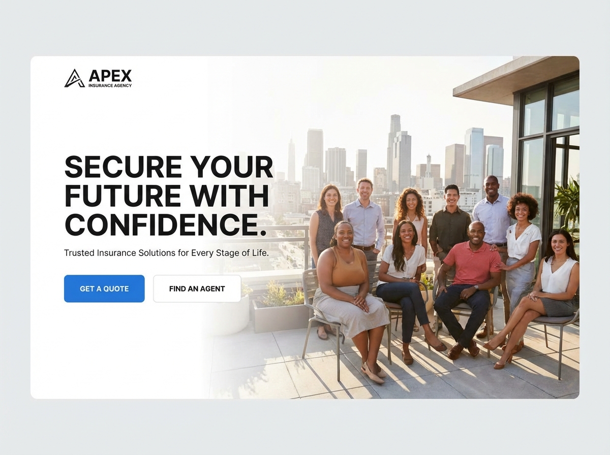 Build a High-Converting Website for Insurance Agents website preview