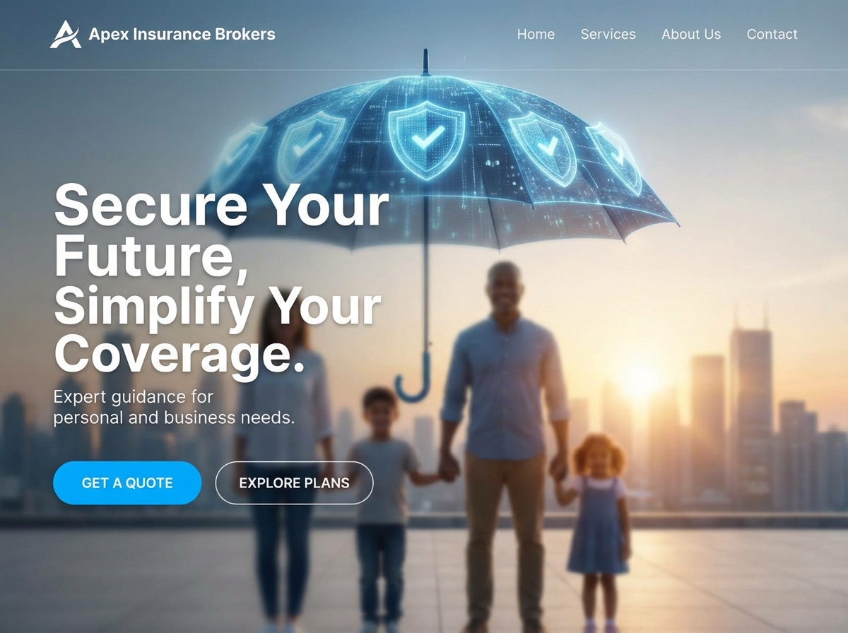 Build Your Professional Insurance Brokerage Website website preview