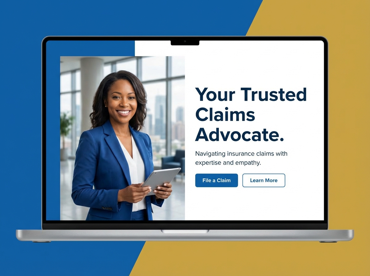 Build Your Authority as an Insurance Claims Specialist website preview