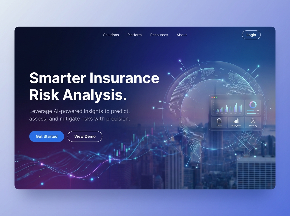 Streamline Your Insurance Risk Analysis with Grigora website preview