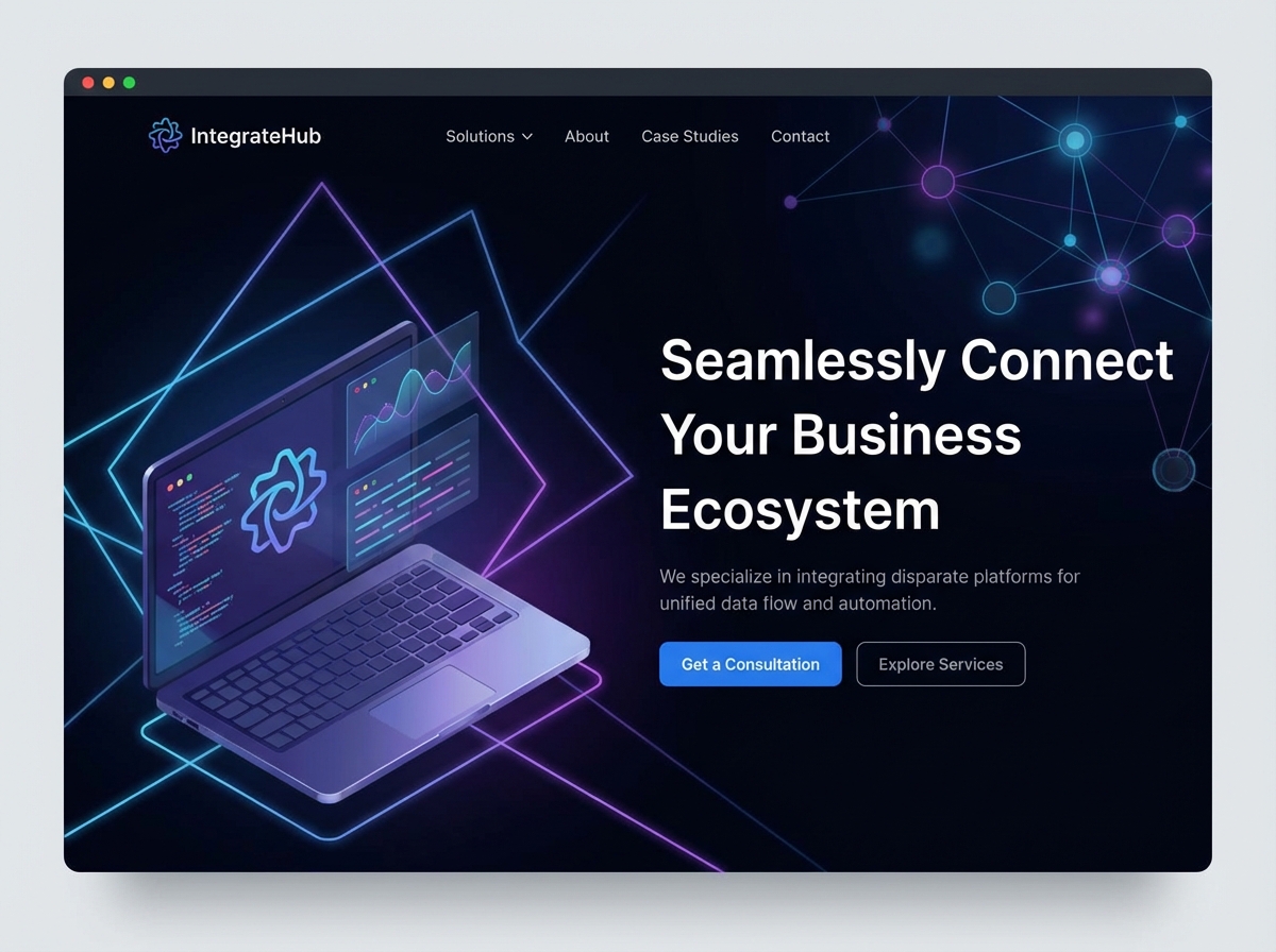 Build Your Powerful Integration Specialist Portfolio website preview