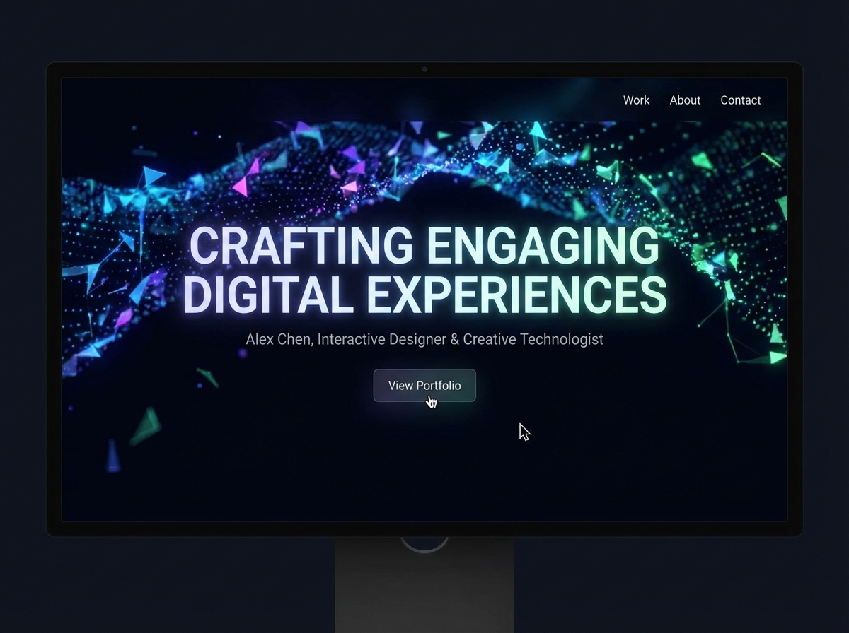 Build a Stunning Portfolio that Highlights your Dynamic Interactive Designs website preview