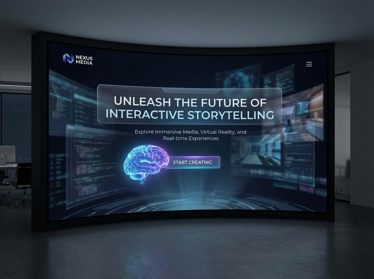 Build Dynamic, Engaging Interactive Media Websites website preview