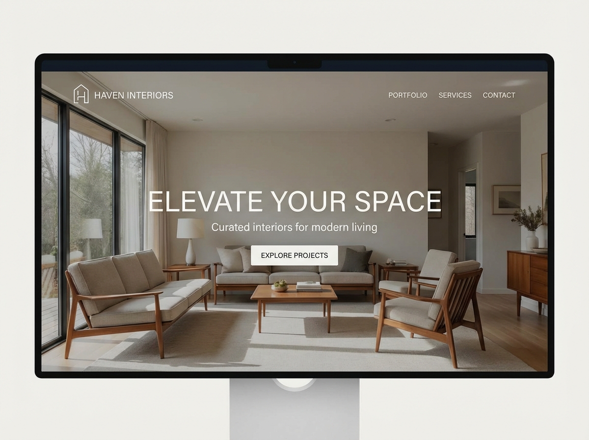 Stunning Portfolios for Every Interior Design Project website preview