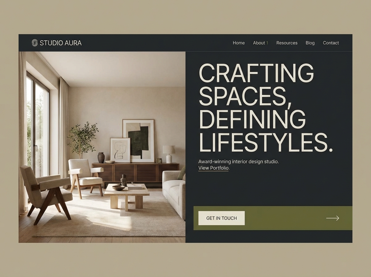Build Your Stunning Portfolio with Grigora website preview