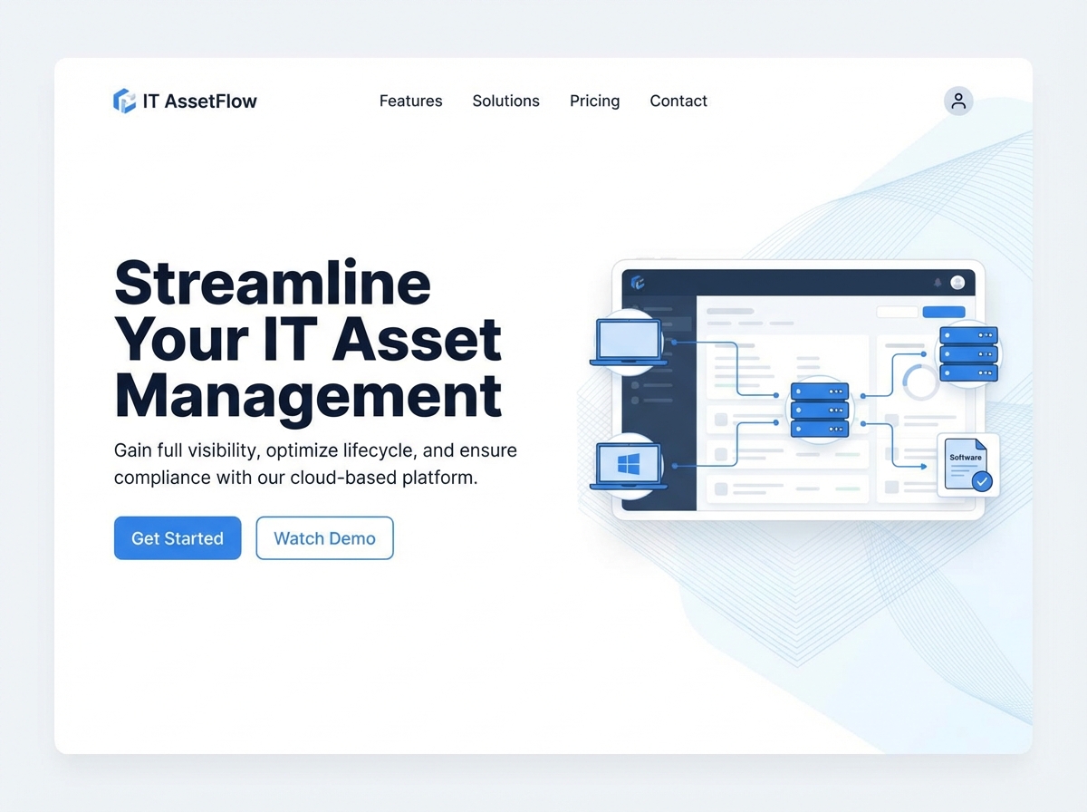 Build Your Perfect IT Asset Management Website Today website preview