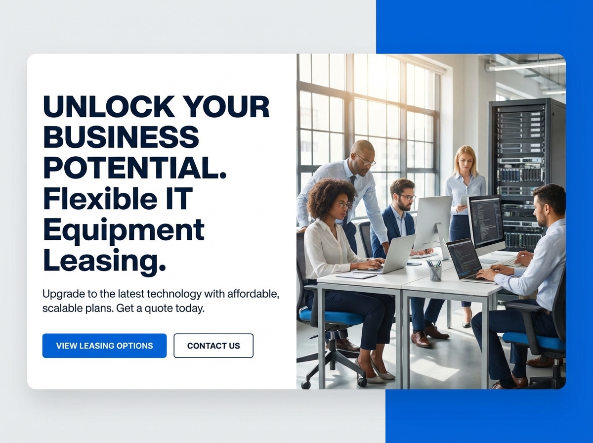 Build Your IT Equipment Leasing Website website preview