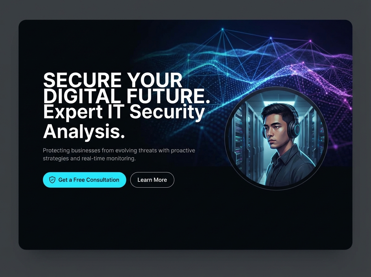 Build a Professional IT Security Analyst Portfolio website preview