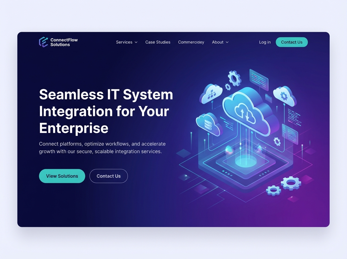 Seamlessly Integrate Your Systems with Grigora's website preview