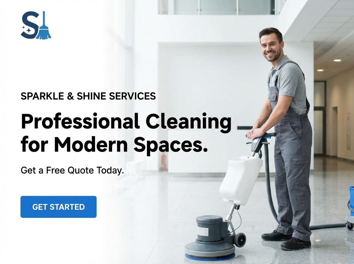 Build Your Professional Janitorial Website Today website preview