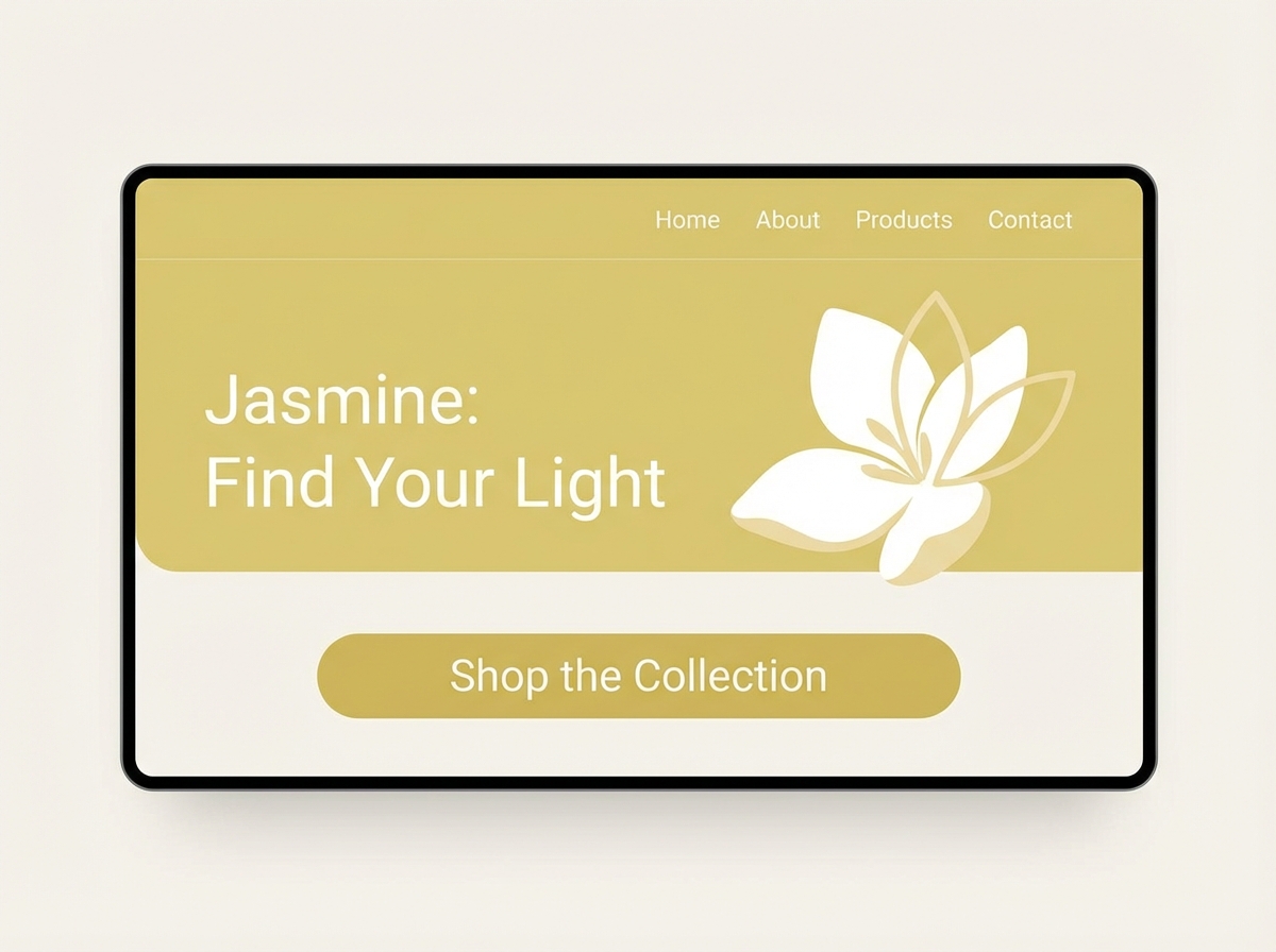 Unleash Your Creativity with Our Jasmine Color Website Builder website preview