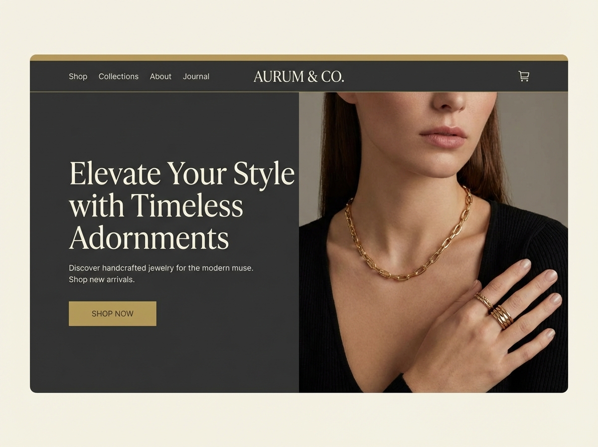 Build a Stunning Online Store for Your Jewelery Sales website preview