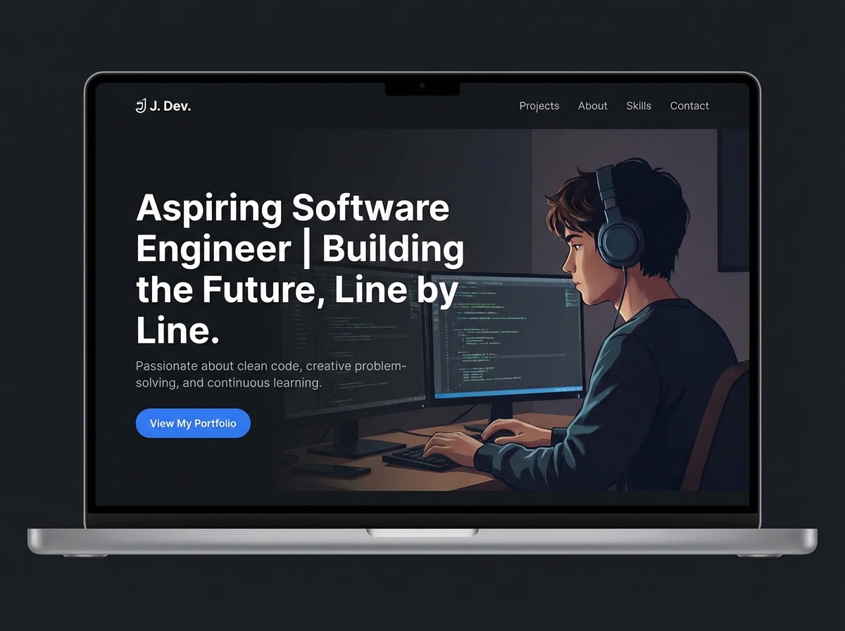 Launch Your Dream Software Career with a Stunning website preview