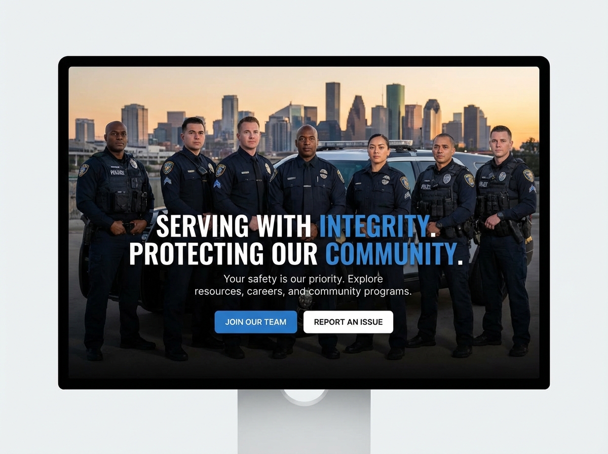 Build Your Professional Law Enforcement Officer Website website preview