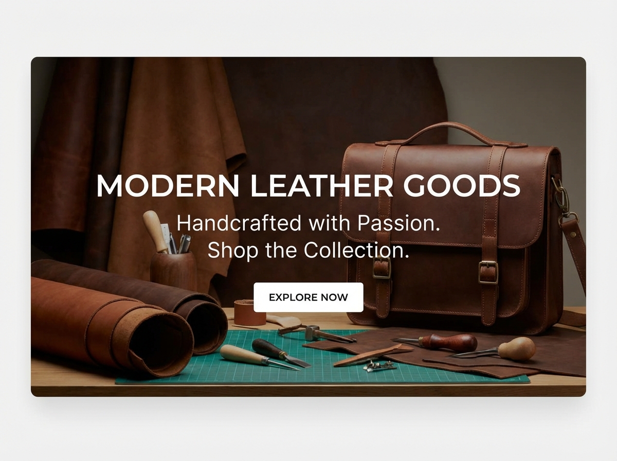 Build Your Stunning Leatherworking Portfolio Website website preview