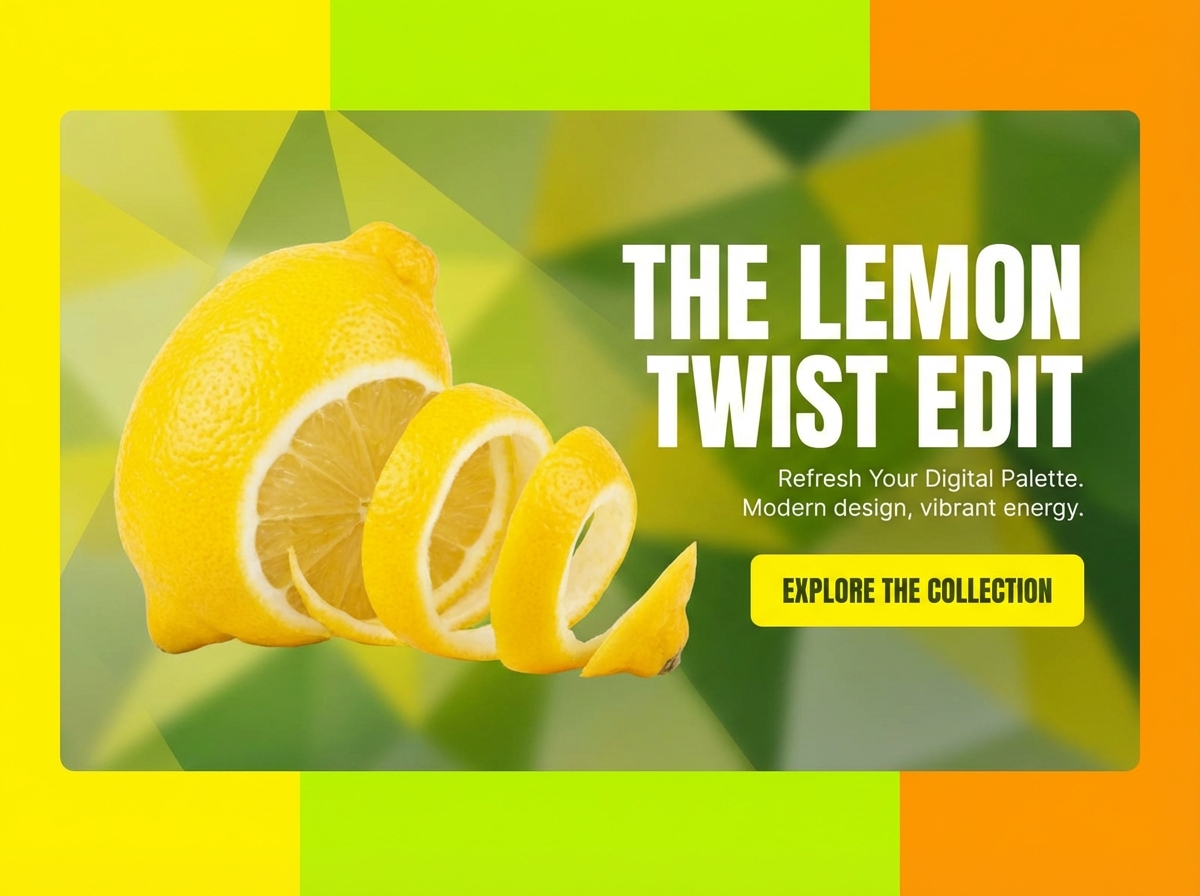 Unleash Creativity with the Perfect Lemon Twist Color website preview