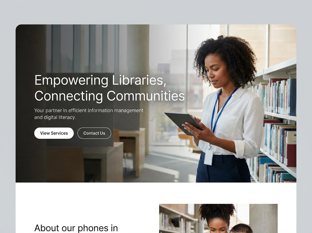 Build Your Professional Library Technician Website website preview