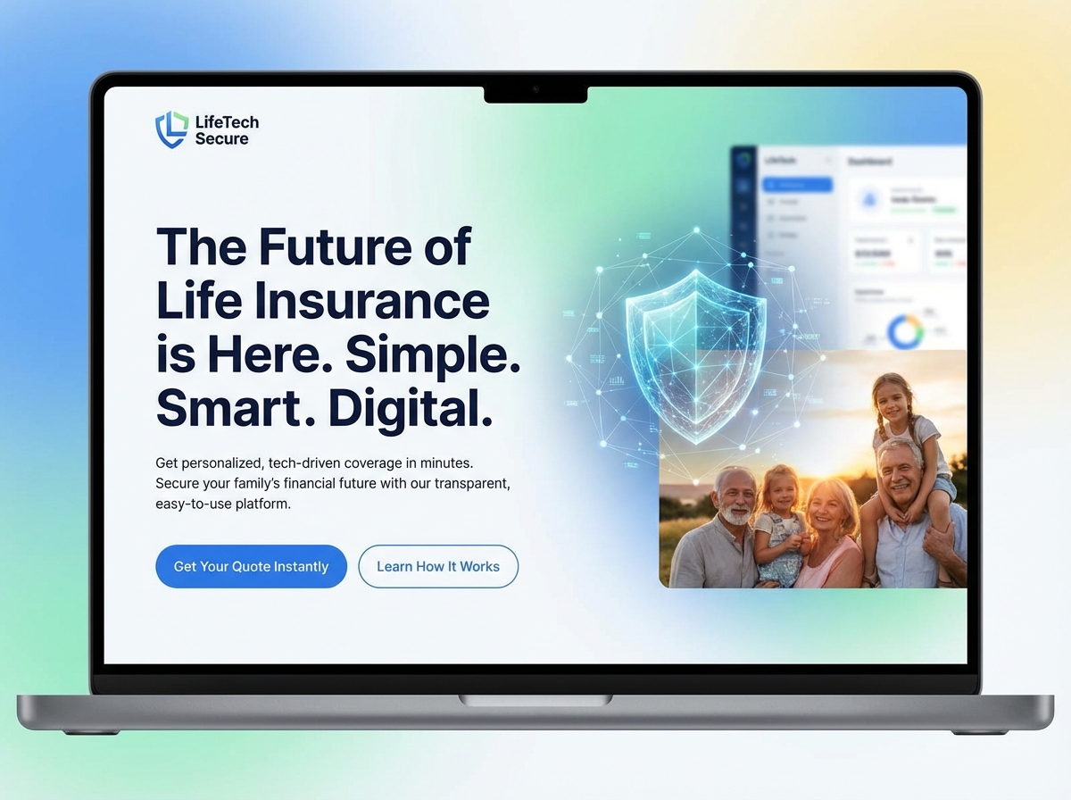 Revolutionize Life Insurance with Advanced website preview