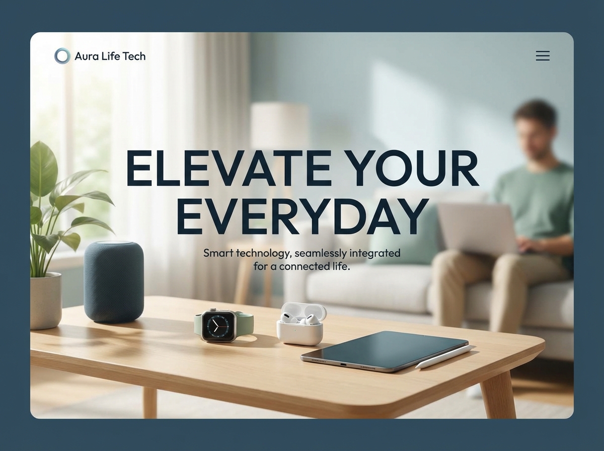 Launch Your Next-Gen Lifestyle Tech Website website preview