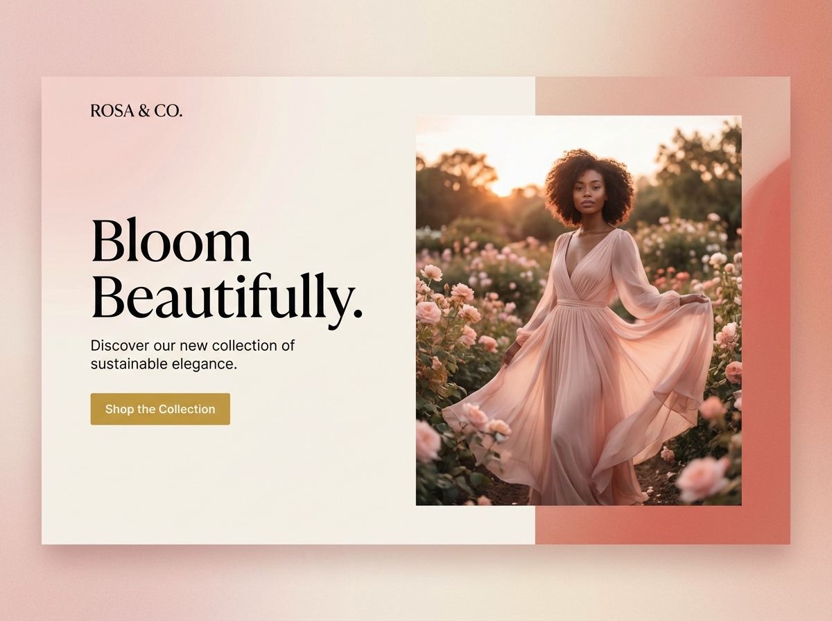 Build a Beautiful Website for Your Light Rose Color Palette website preview