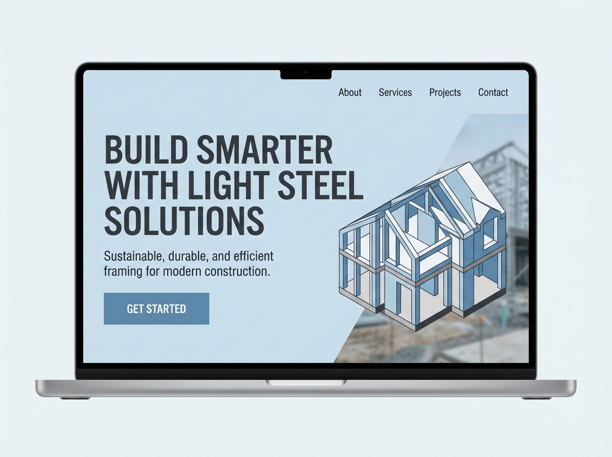 Craft Stunning Websites with the Perfect Light Steel Blue website preview