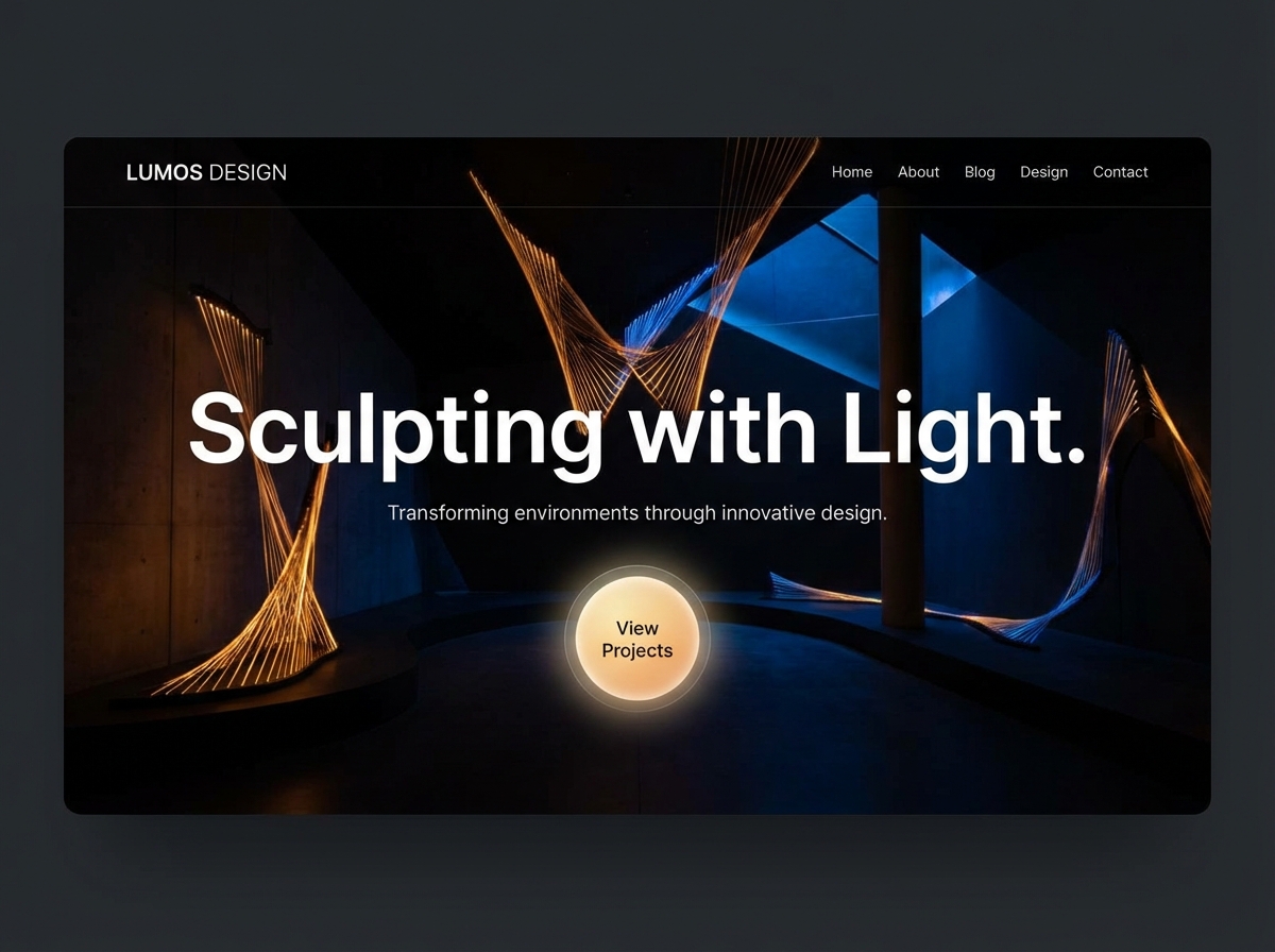 Craft Your Vision: Professional Lighting Designer Websites website preview