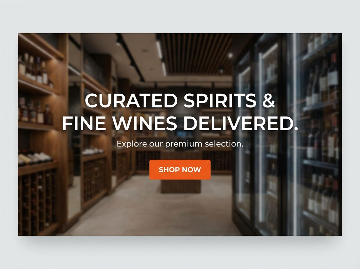 Build a Dazzling Online Liquor Store Website website preview