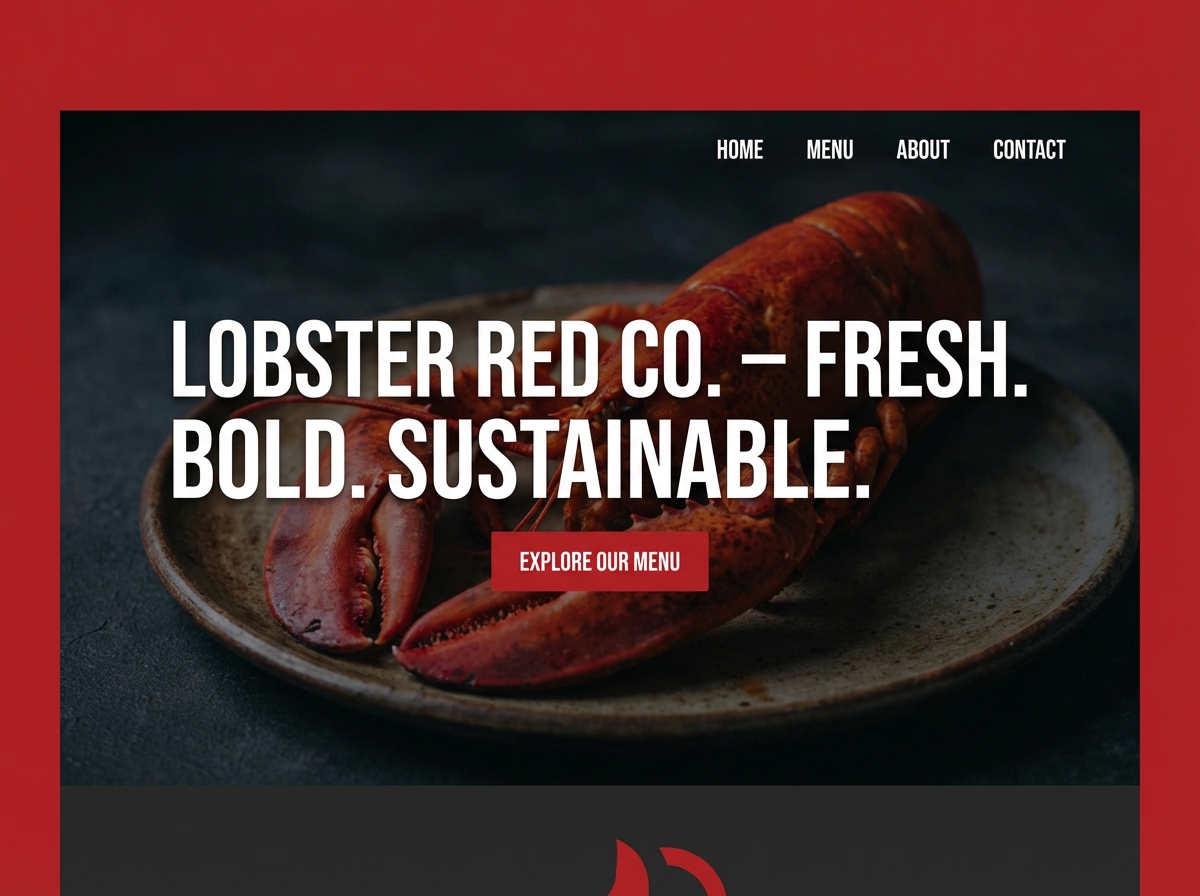 Unleash Your Creativity with Lobster Red Color Websites website preview