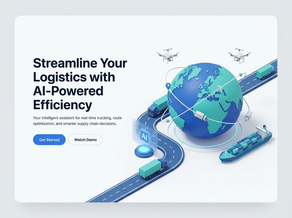 Build Your Professional Logistics Assistant Website website preview