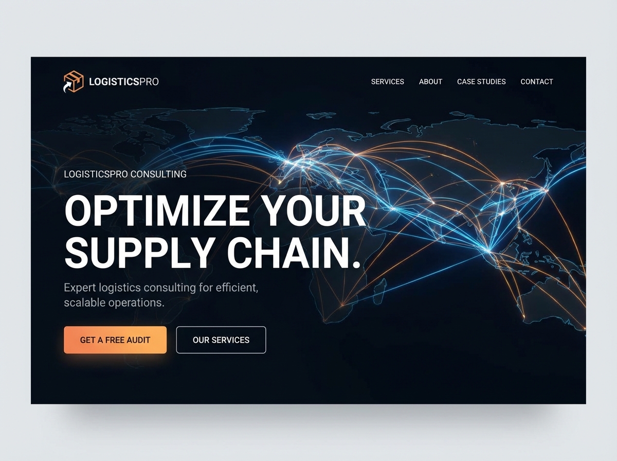 Build Your Expert Logistics Planner Consultant Website website preview