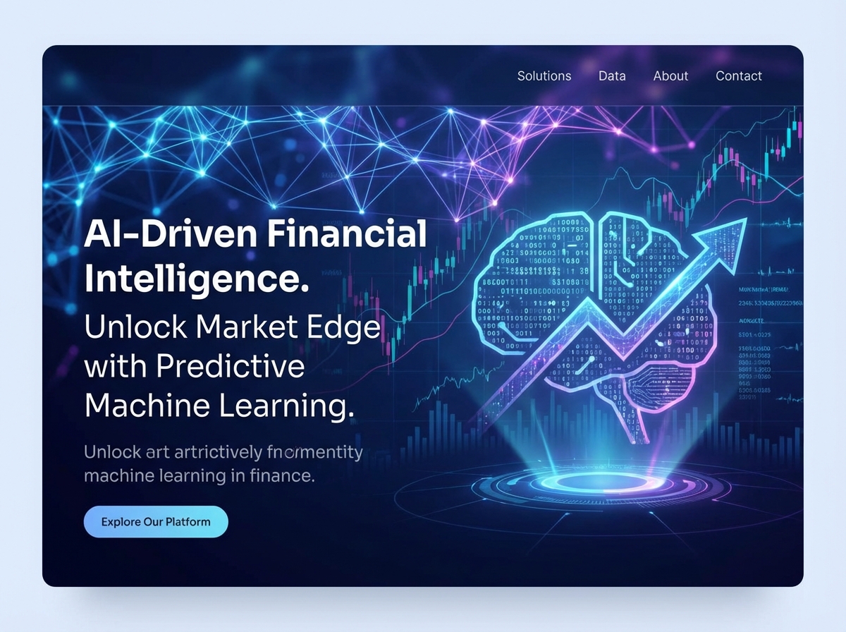 Build Your Future in FinTech with Machine Learning in Finance website preview