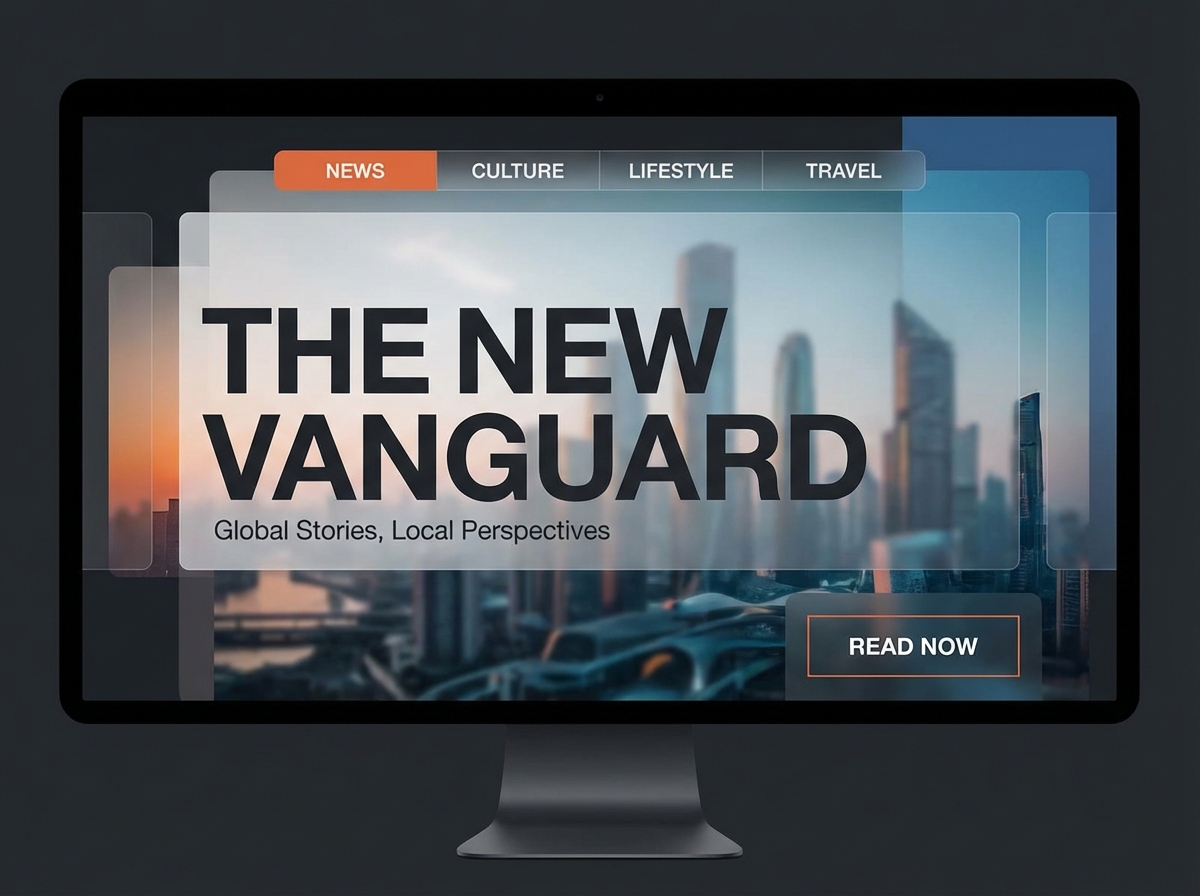 Create a Stunning Digital Magazine Website website preview