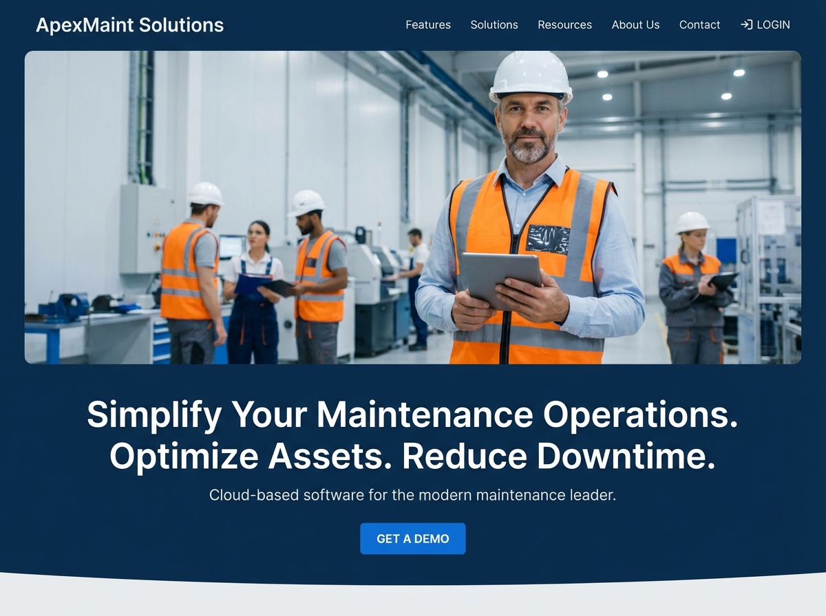 Build a Professional Online Presence as a Maintenance Manager website preview