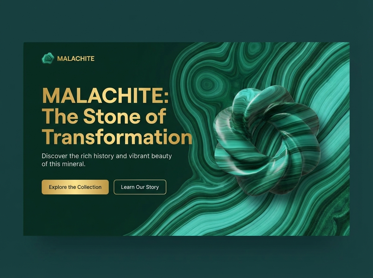 Unleash the Power of Malachite Color on Your Website website preview